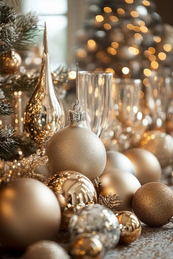 Shimmering Mixed Metals