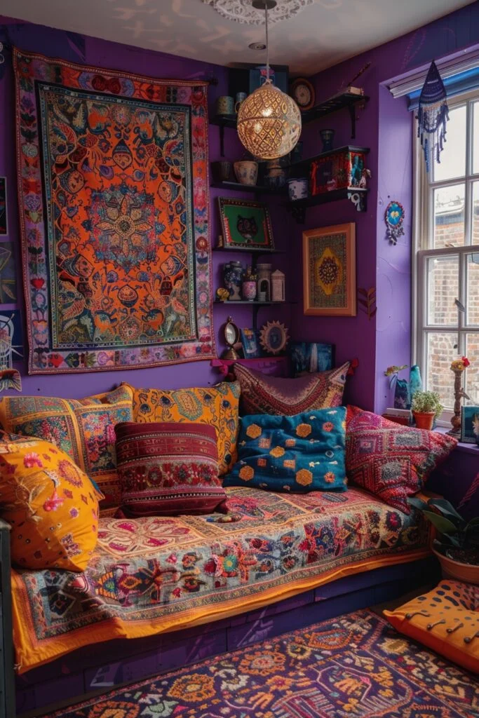 Bohemian Flair in Compact Quarters