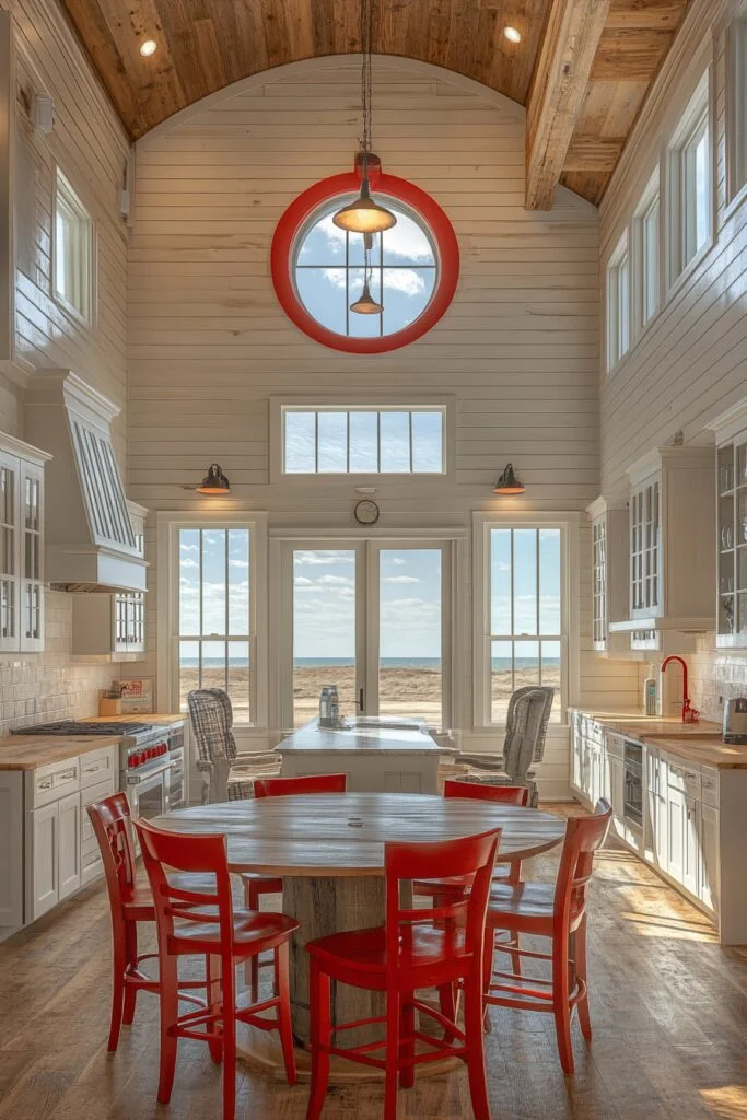 Lighthouse-Inspired Open Kitchen