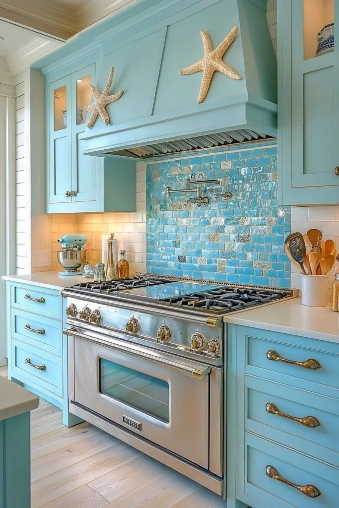 Starfish-Themed Stove Room