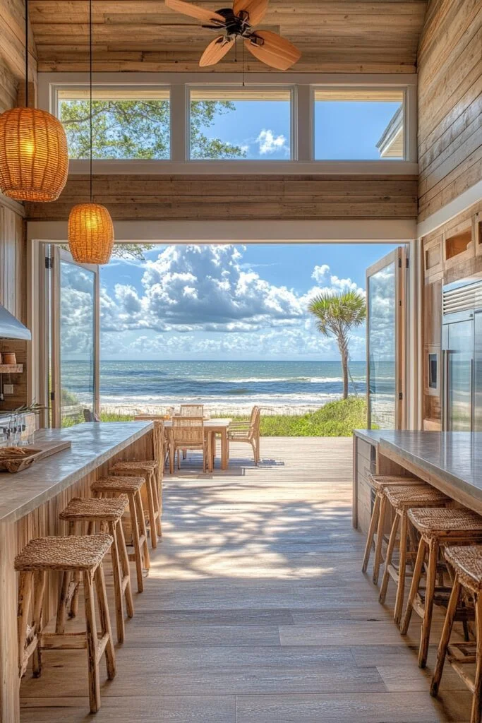 Turquoise Surfside Kitchen