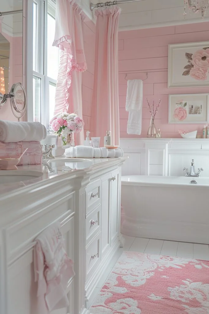 Dreamy Pink and White Combo