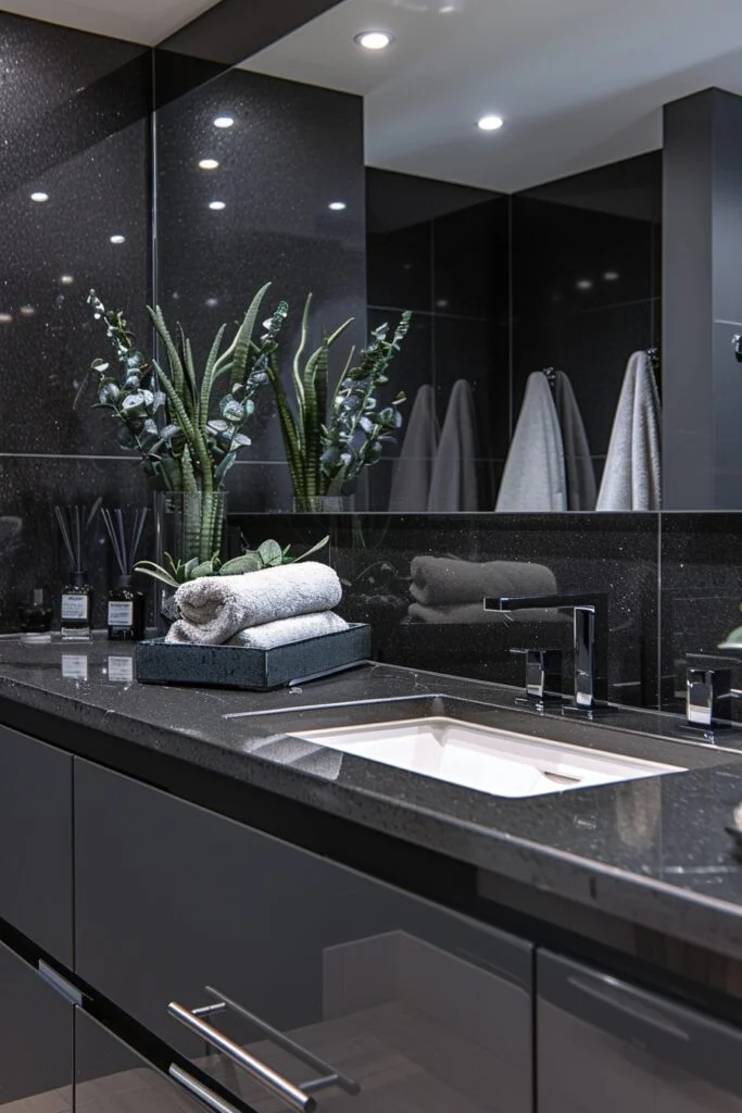 Futuristic Black and Chrome Blend