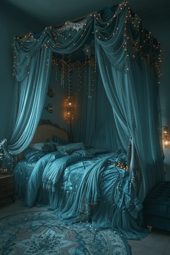 Whimsical Teal Fantasy