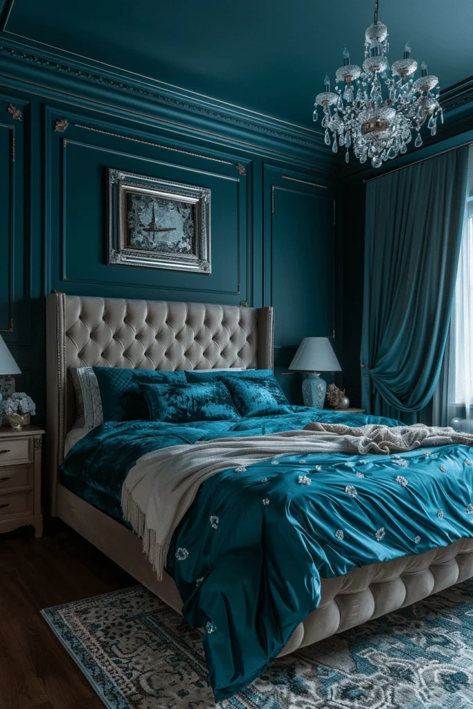 Glam Teal Lounge