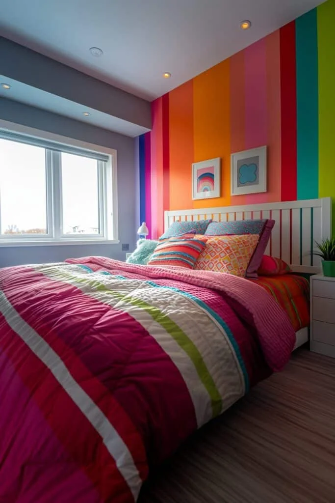 Vibrant Spectrum Stripes