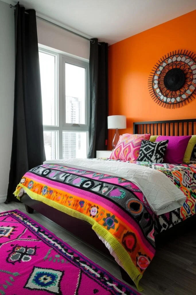 Vibrant Spectrum Bedroom