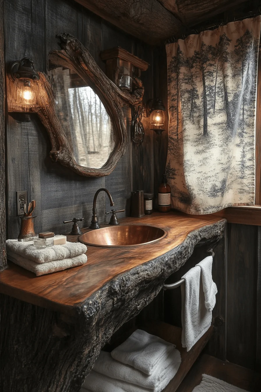 Woodland inspired cabin decor