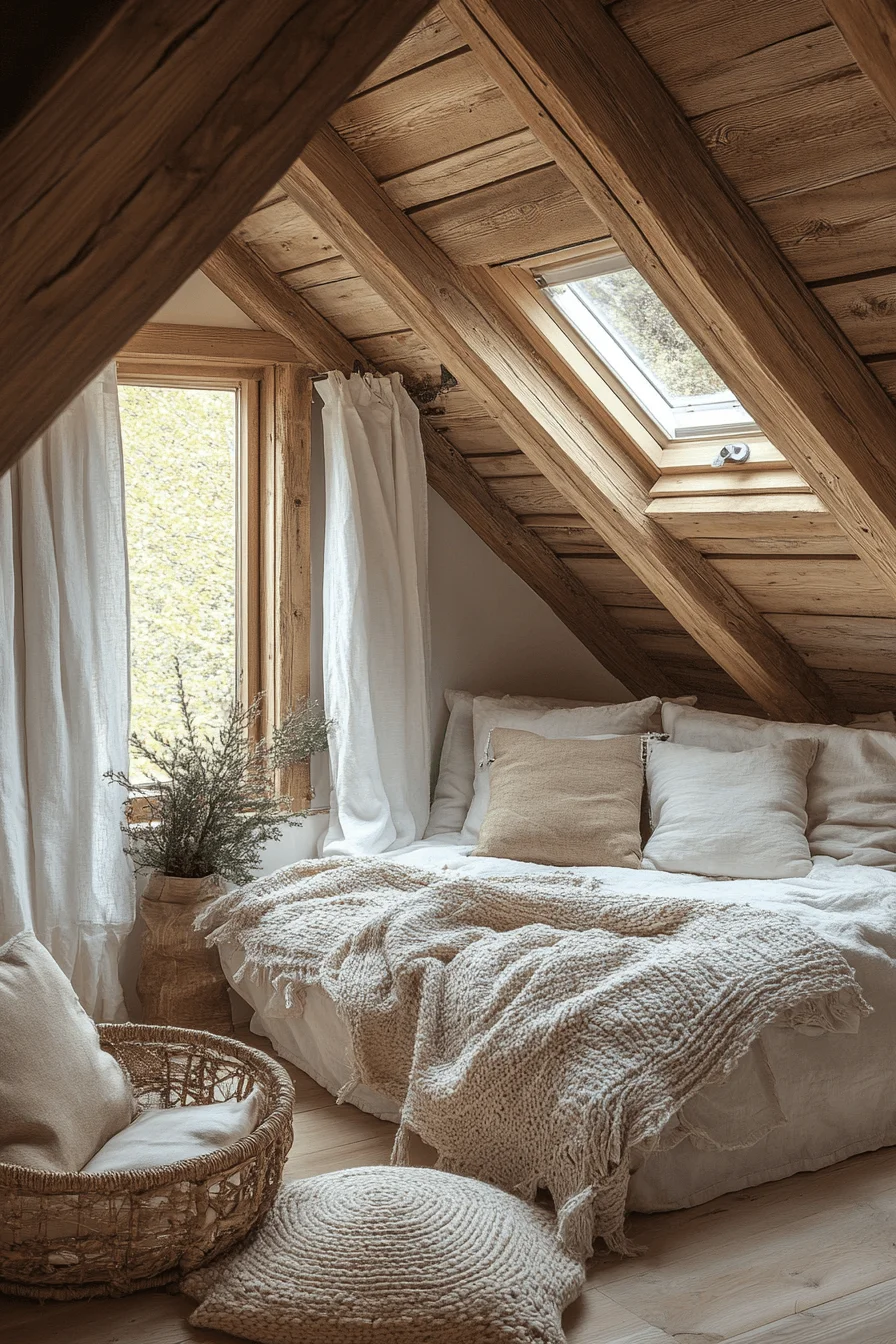 Light-filled cabin loft