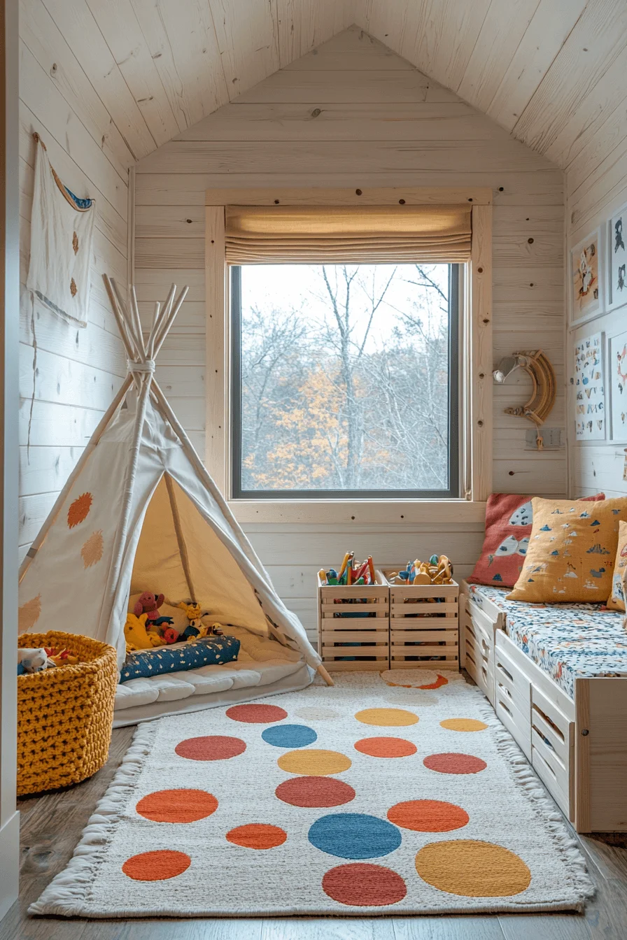 Children's cabin play area