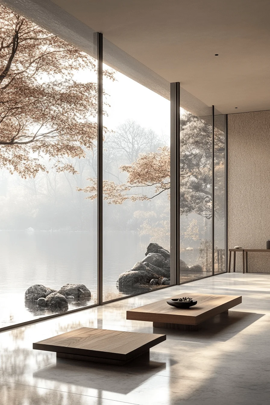 Japandi Meditation Corner