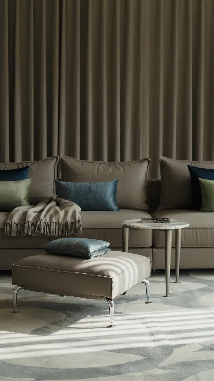 Modern Gray Sofa Styling