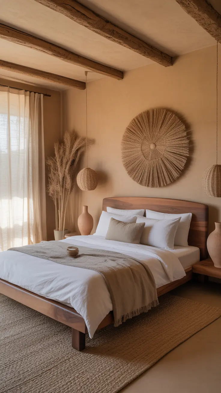 Earth-Toned Bedroom Layout 2026