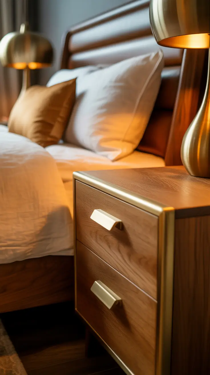 Metallic Accents Bedroom Layout 2026