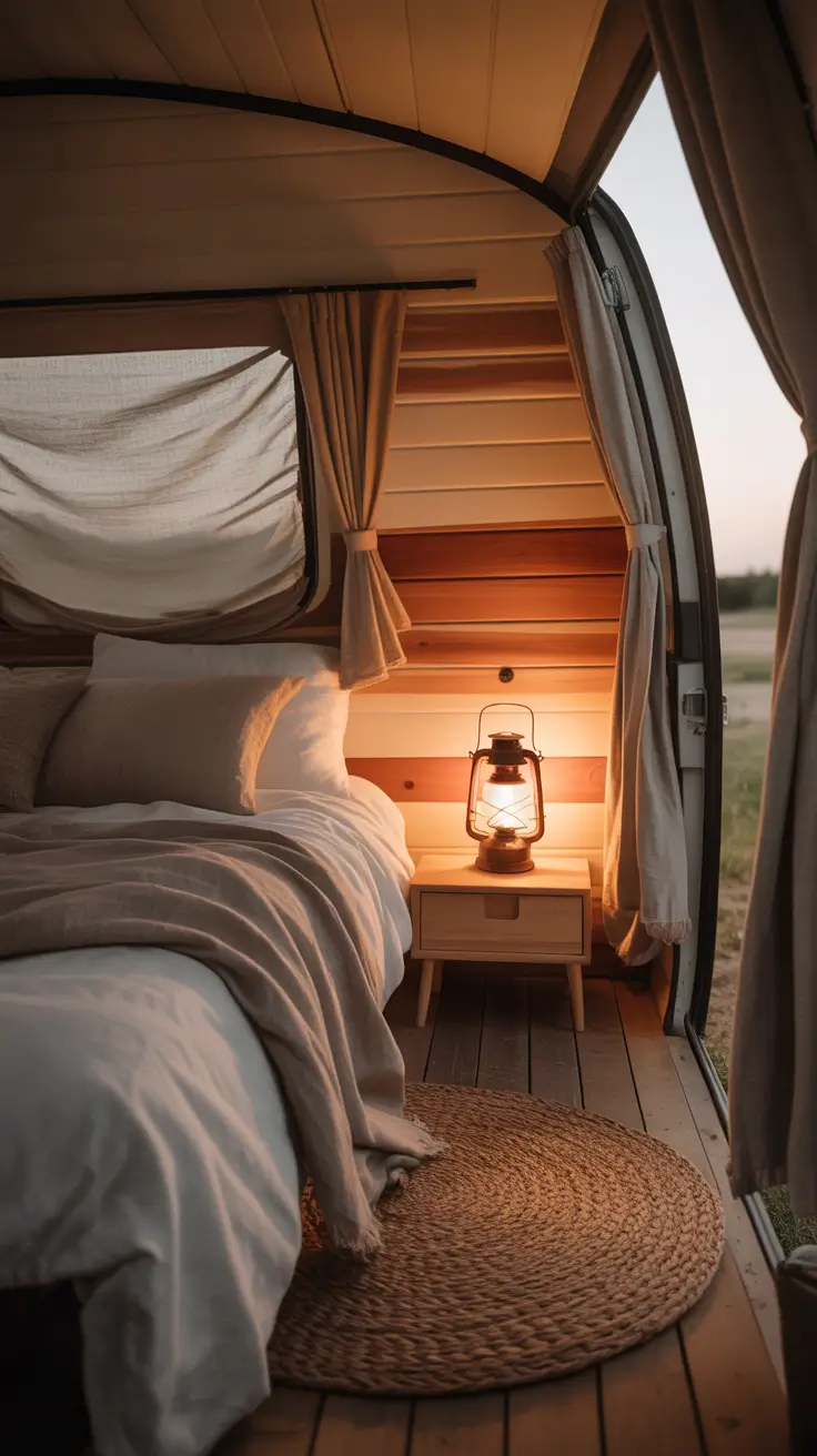 Rustic Camper Bedroom Design