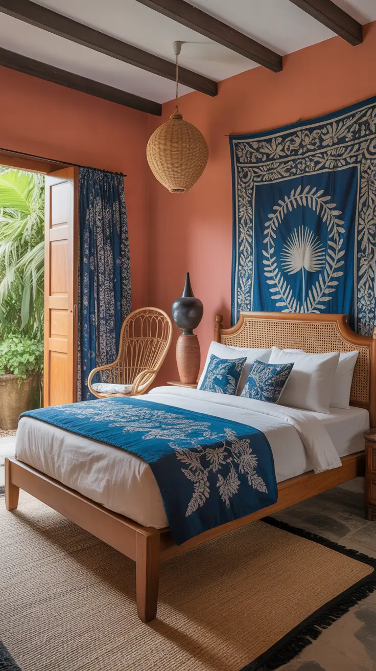 Tropical Indian Bedroom Design