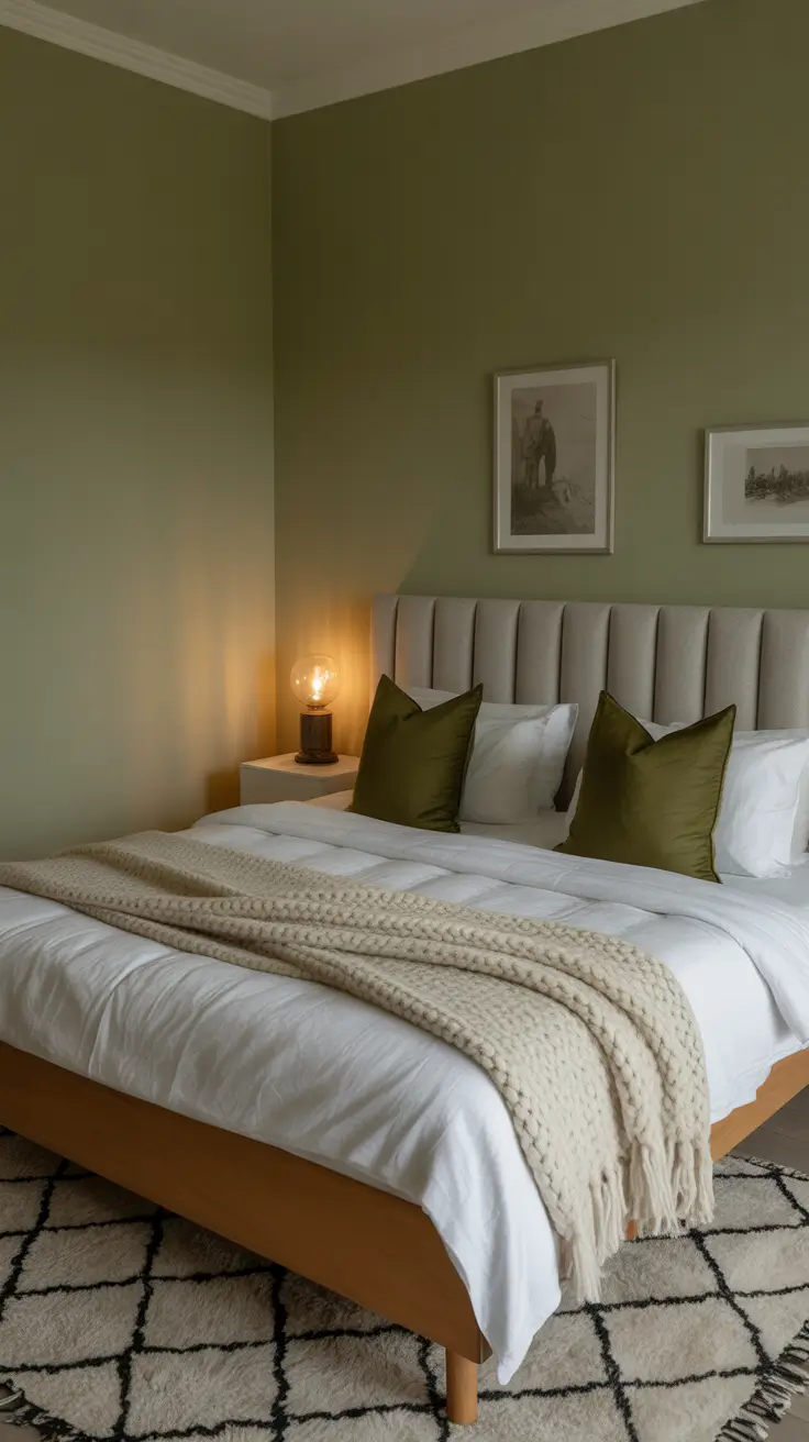 Romantic Green Bedroom