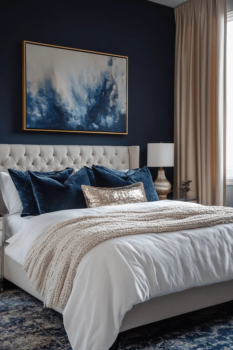 dark feminine bedroom