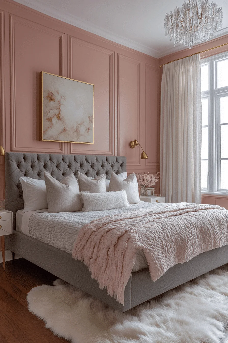 dark feminine bedroom