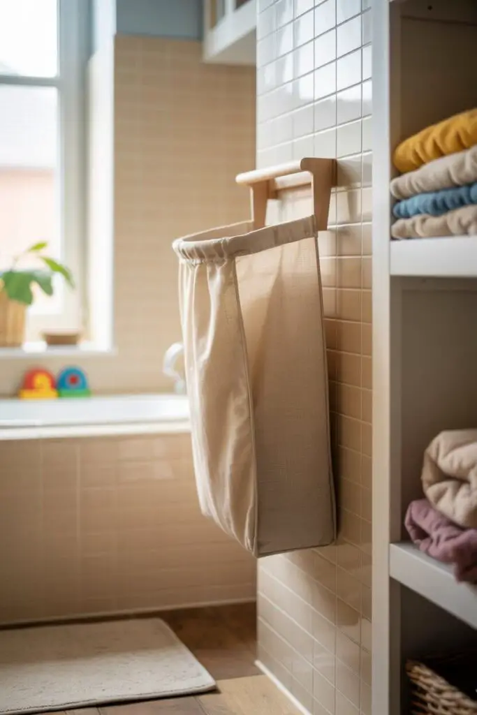 Year-Round Space-Saving Ideas for Small Bathrooms in Family Homes 8 Swap Out Bulky Hampers for Sleek, Space-Saving Alternatives