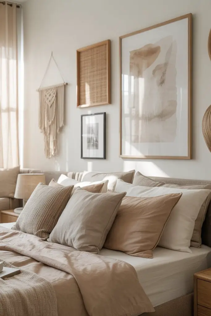 Neutral Bedroom Accessories: Effortless Style Without the Snooze Factor 10 Subtle Wall Art That Speaks Softly