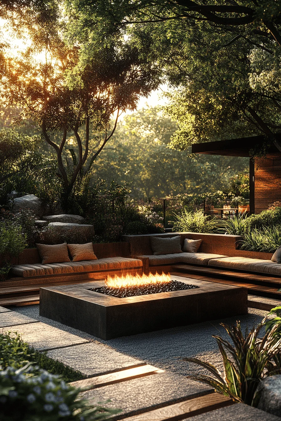 low profile fire pit