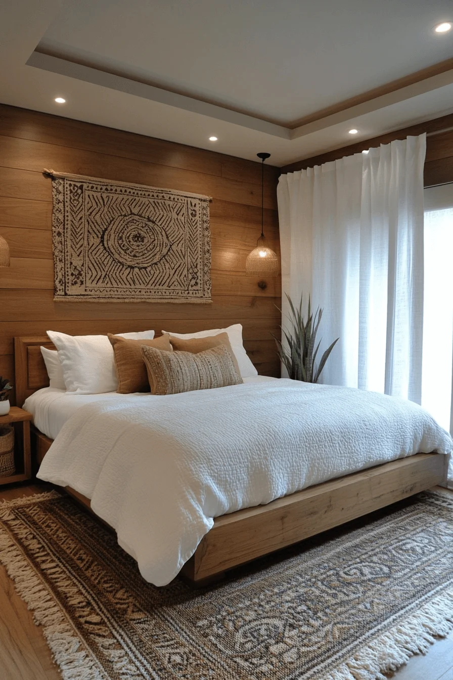 Earth-Inspired Minimalism Boho Bedroom minimalist boho bedroom with earthy tones