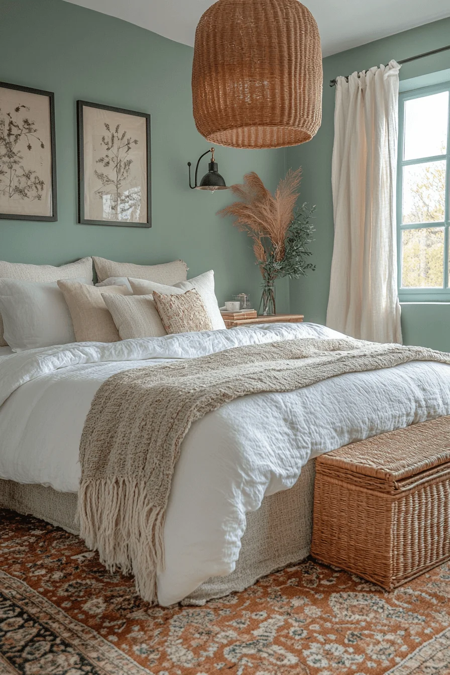 Subtle Boho Calm Chamber Bedroom minimalist boho bedroom with soft colors