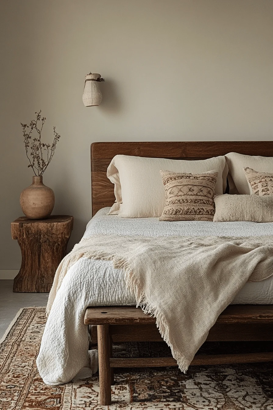 Elegant Boho Simplicity Room simple and elegant boho bedroom
