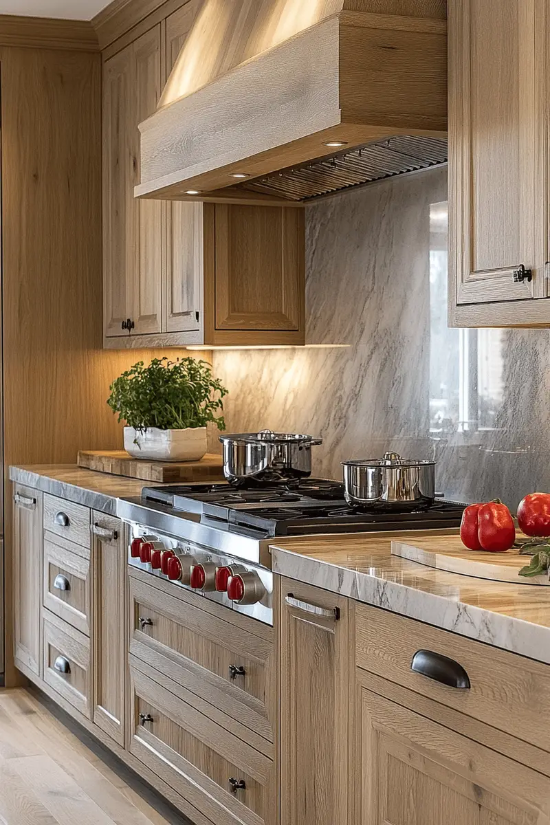 Radiant Natural Oak Kitchen Cabinets radiant natural oak kitchen cabinets