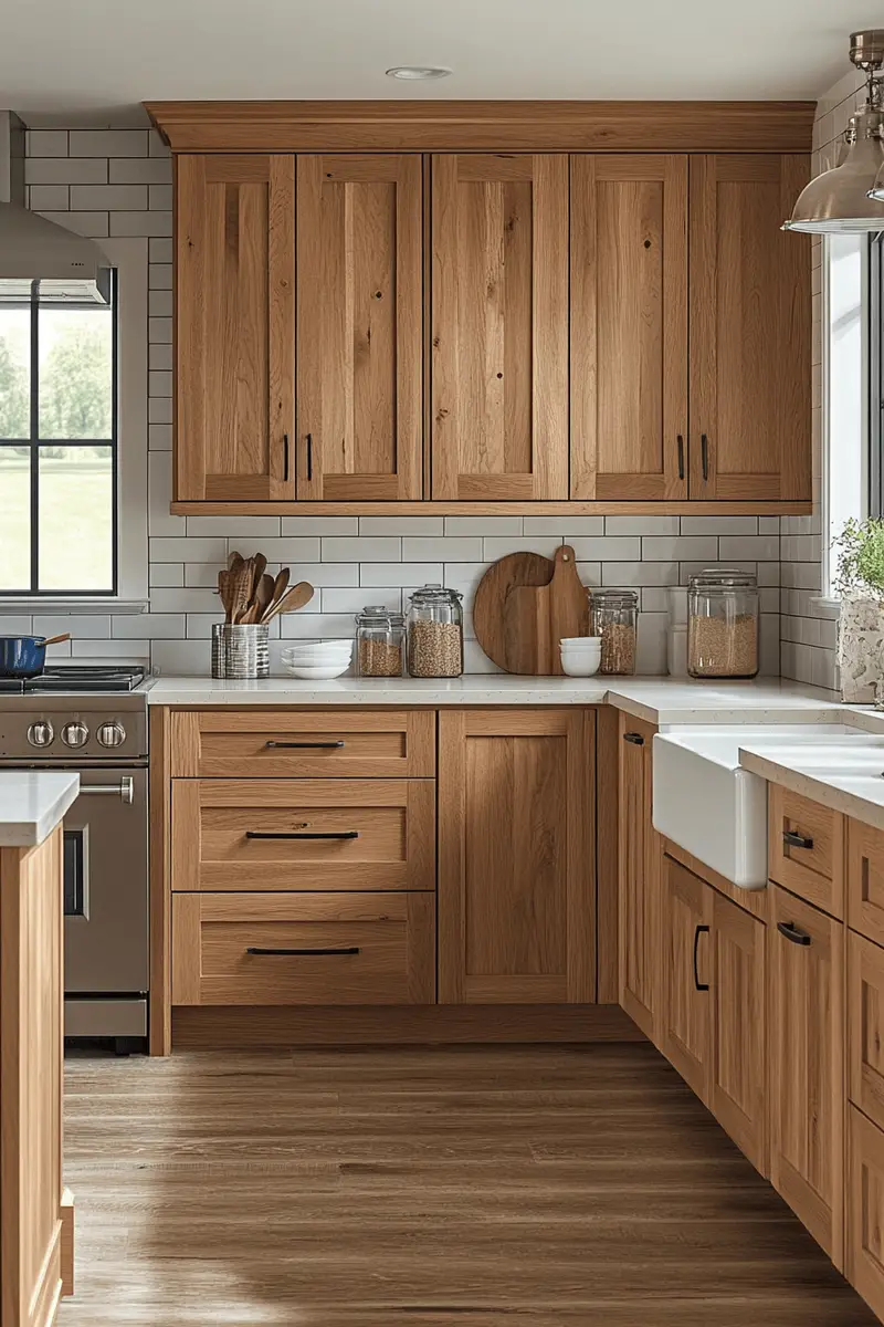 Elemental Oak Kitchen Cabinets elemental oak kitchen cabinets
