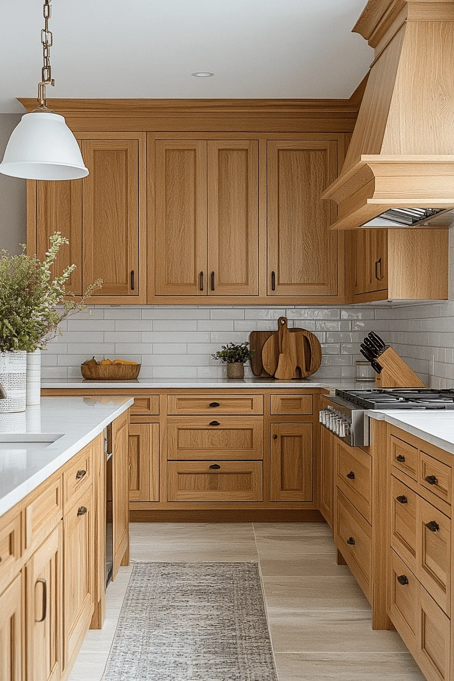 Classic Natural Oak Kitchen Cabinets classic natural oak kitchen cabinets