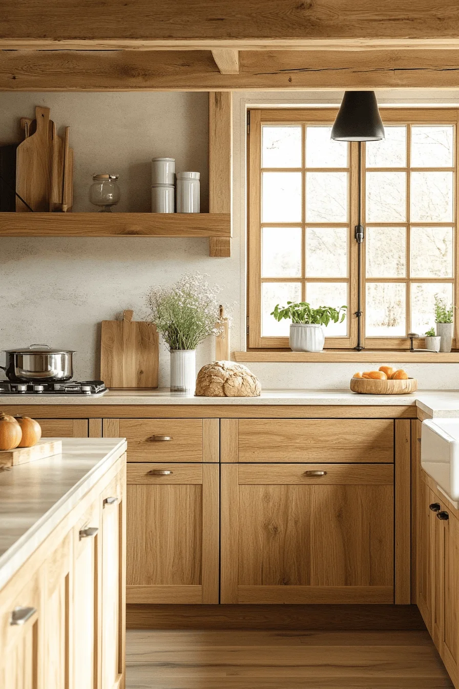 Clear Finish Natural Oak Kitchen Cabinets clear finish natural oak kitchen cabinets