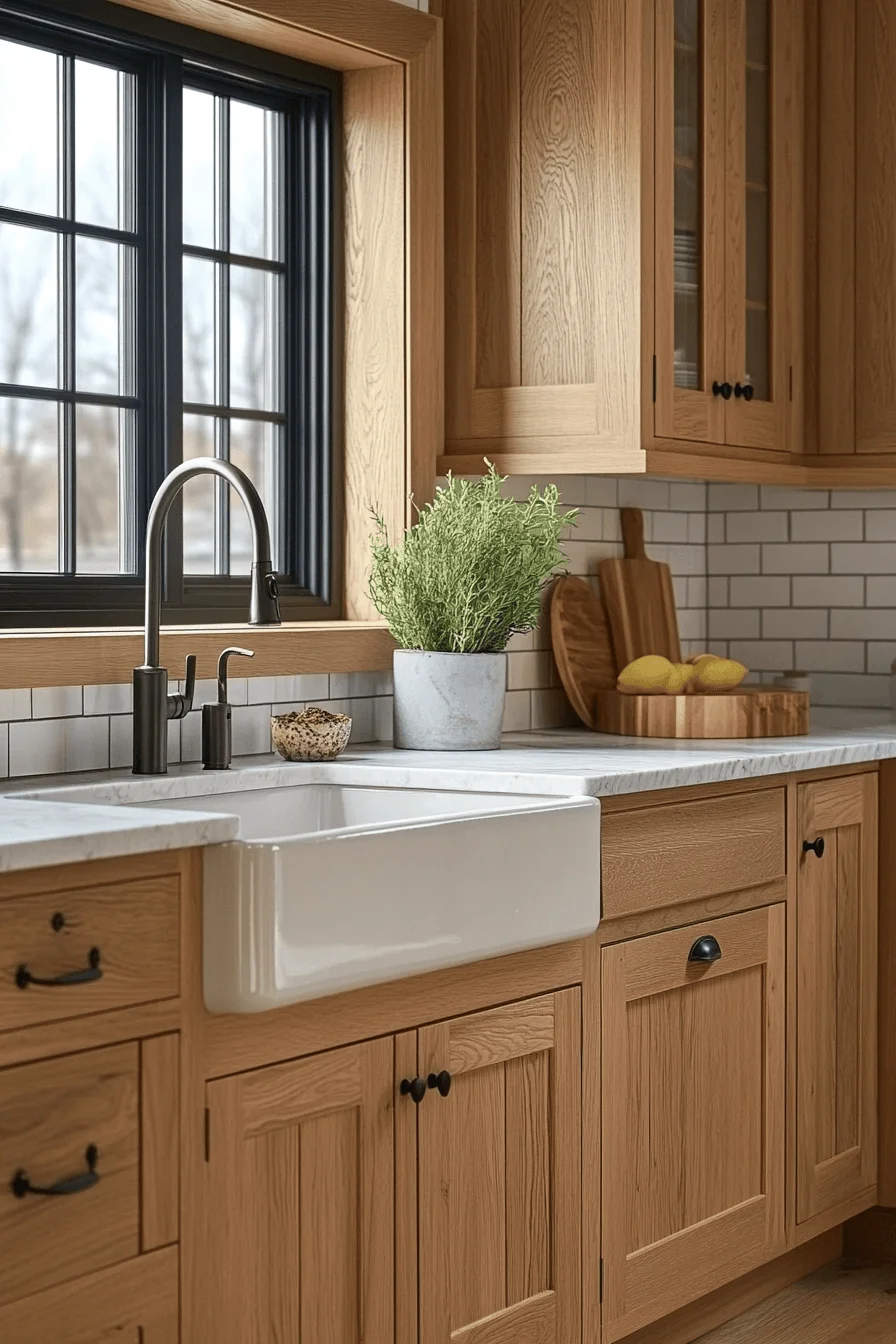 Timeless Natural Oak Kitchen Cabinets timeless natural oak kitchen cabinets