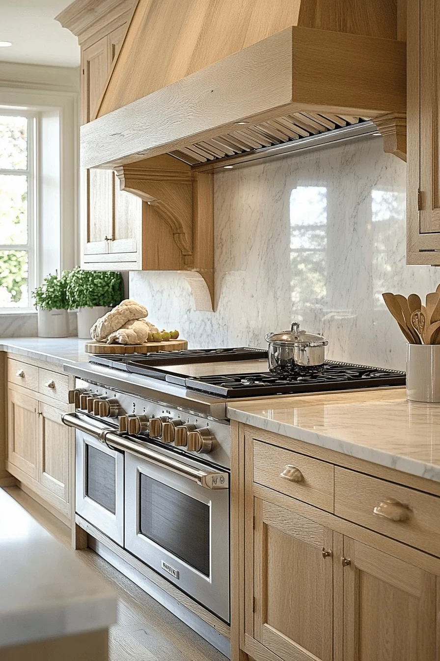 Polished Natural Oak Kitchen Cabinets polished natural oak kitchen cabinets
