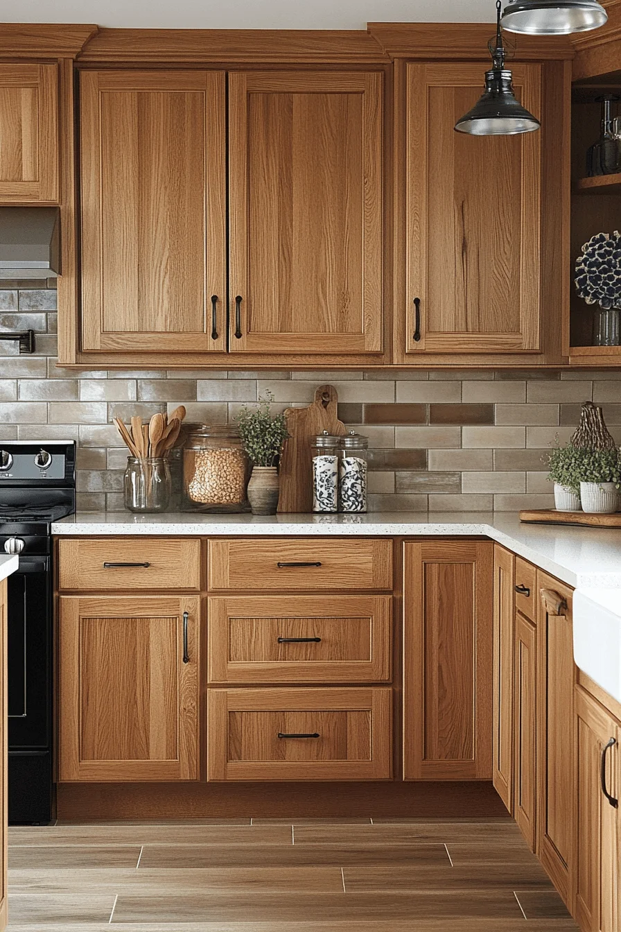 Tranquil Natural Oak Kitchen Cabinets tranquil natural oak kitchen cabinets