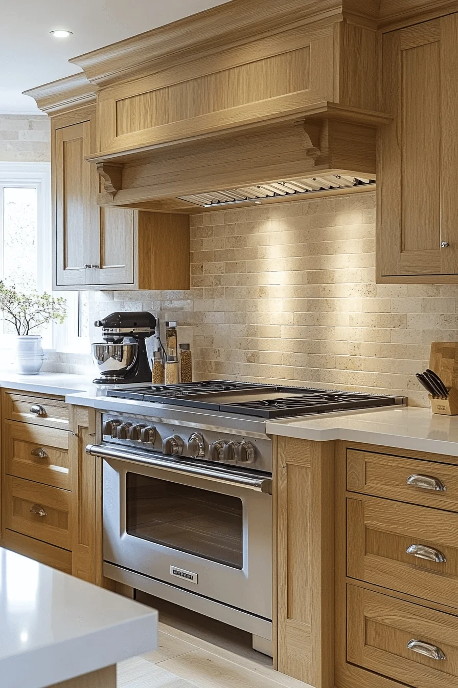 Bright Natural Oak Kitchen Cabinets bright natural oak kitchen cabinets