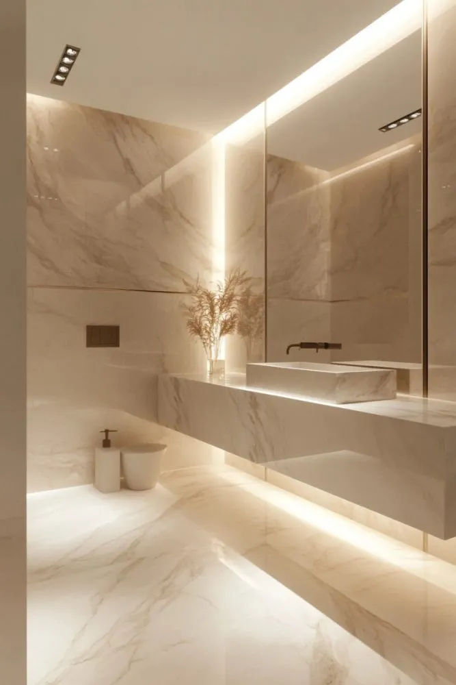 Floating Marble Vanity