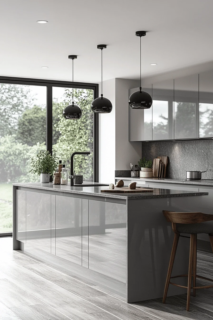 grey kitchen
