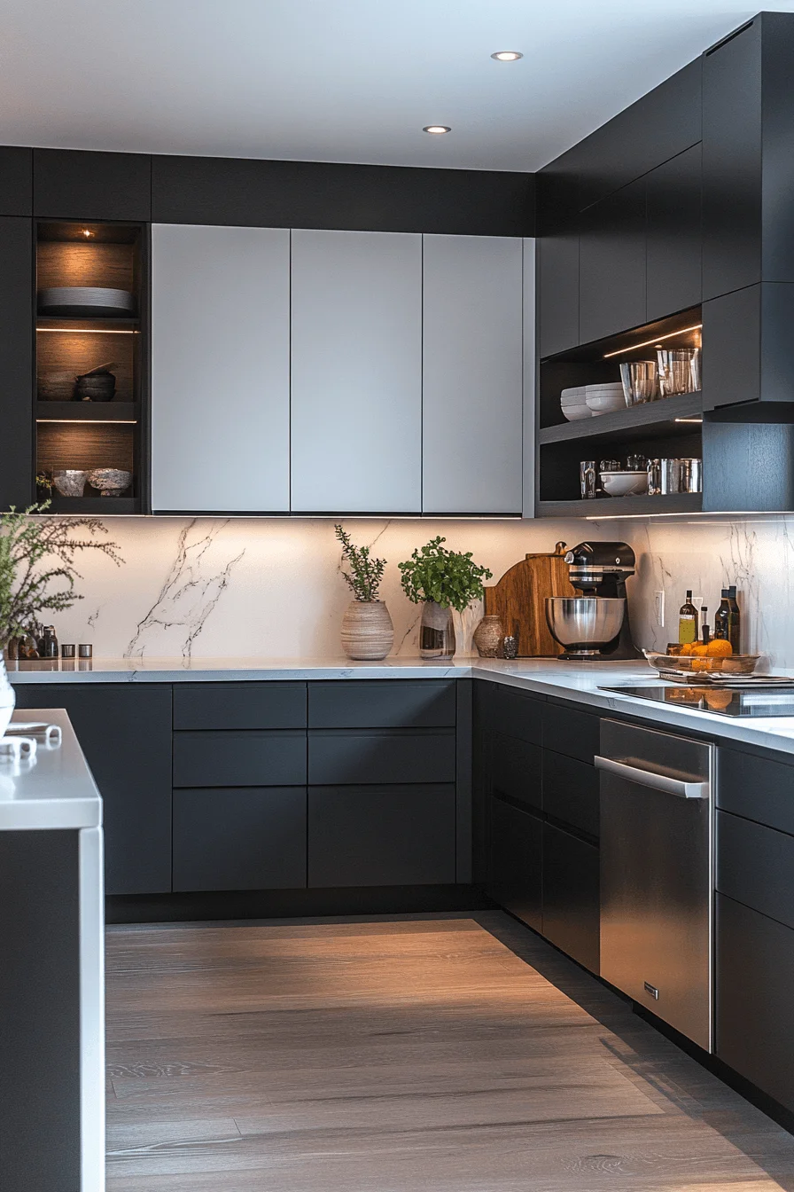 black and white kitchen ideas