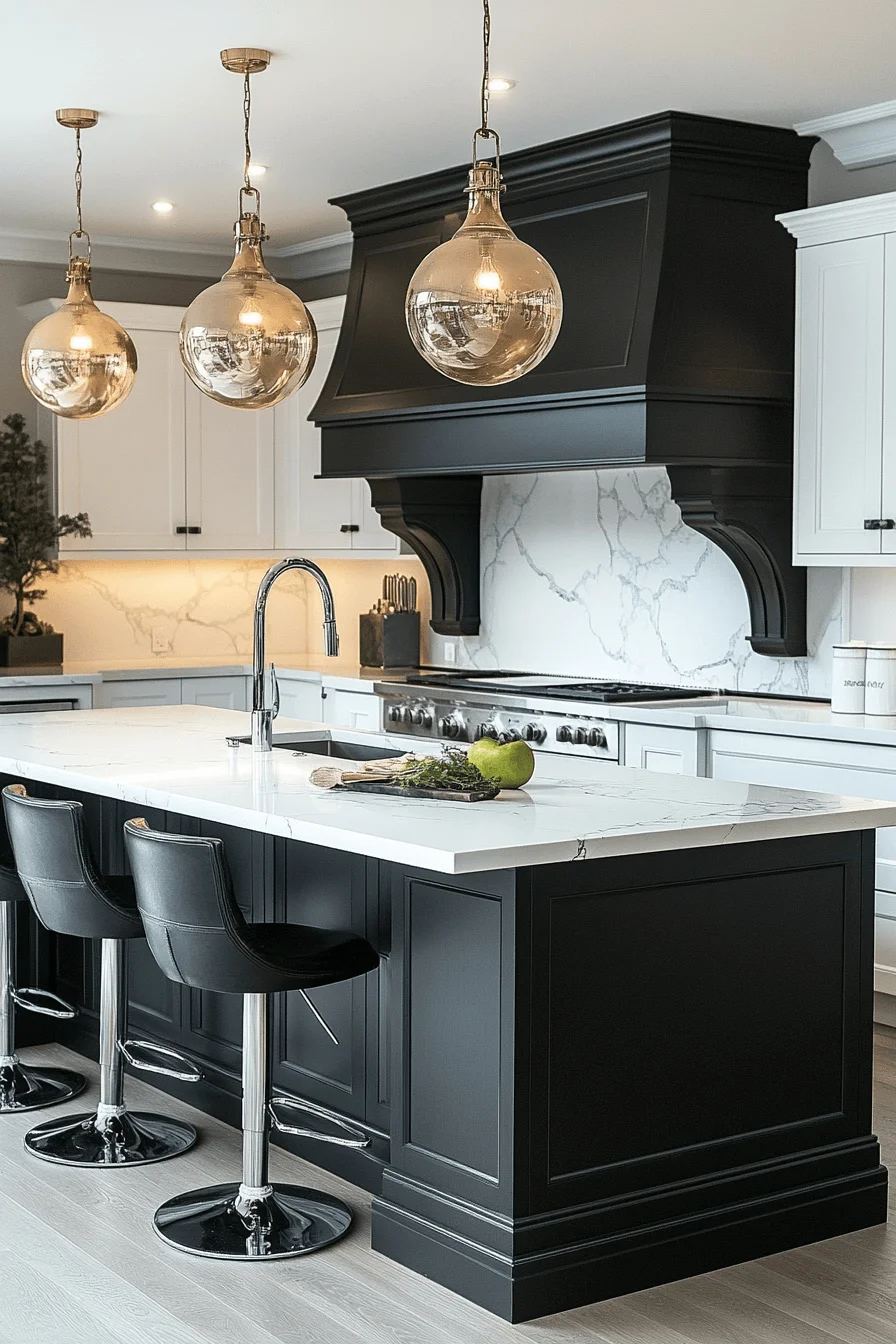 black and white kitchen ideas