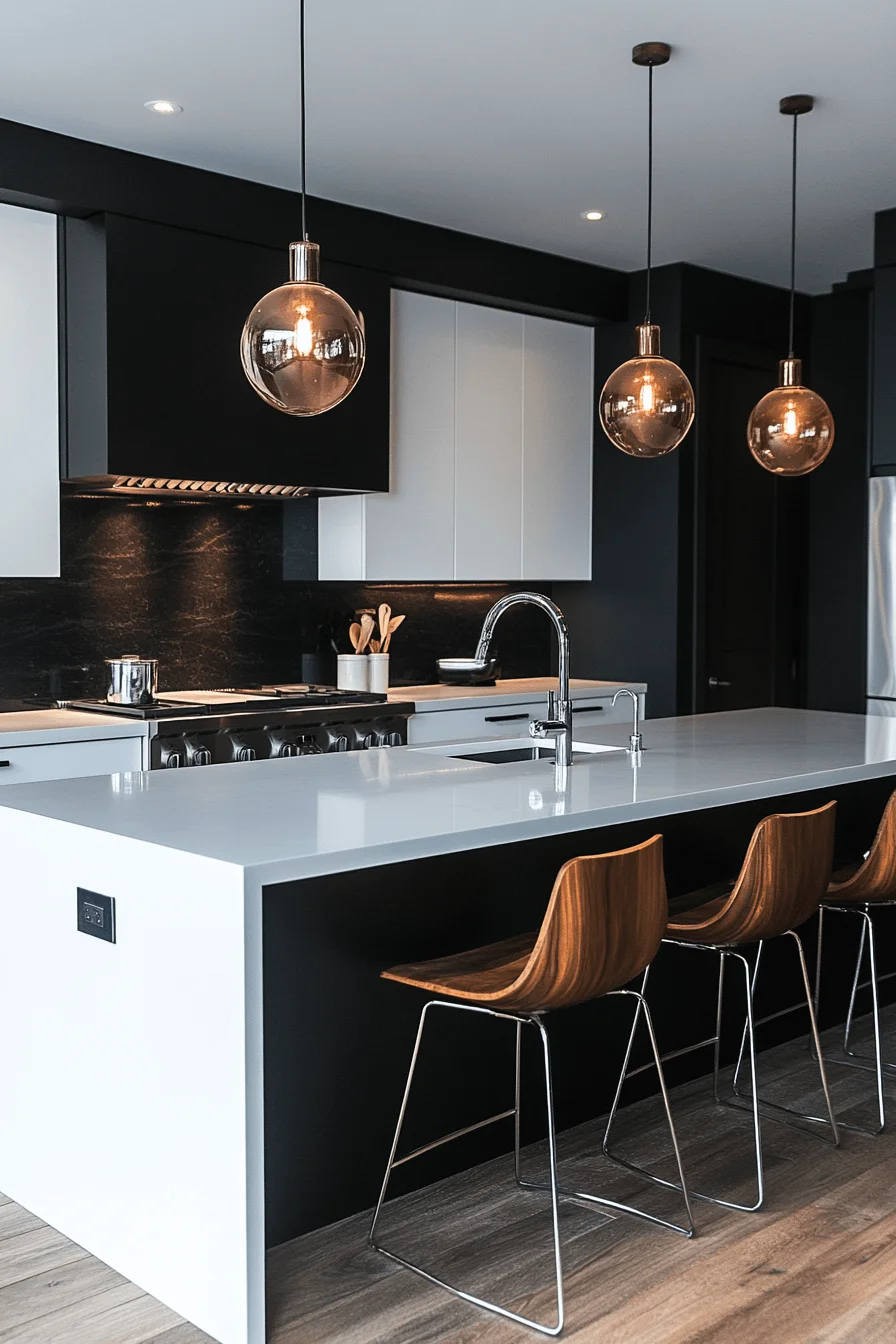 black and white kitchen ideas
