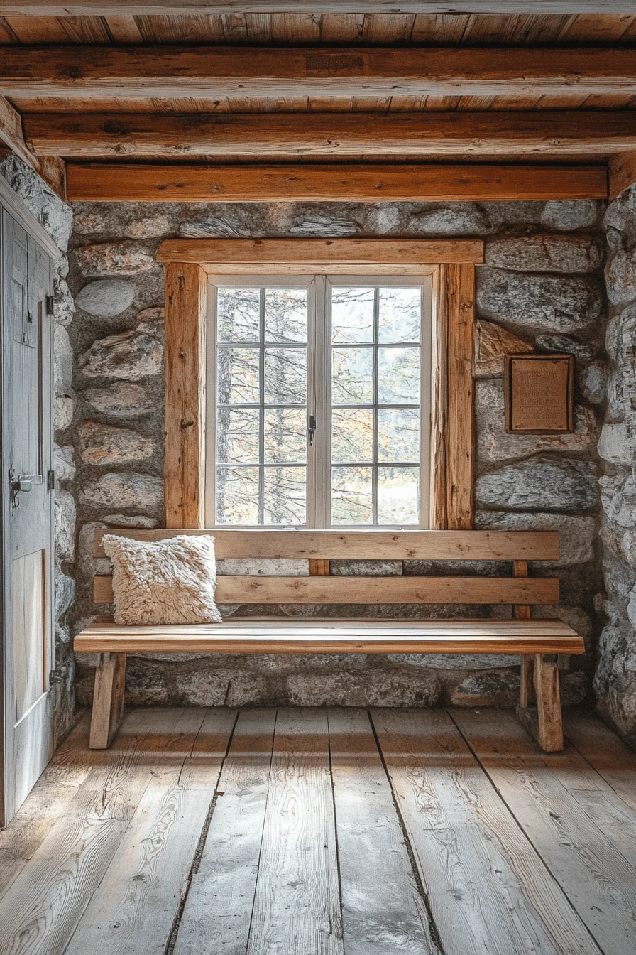 old cabin interior