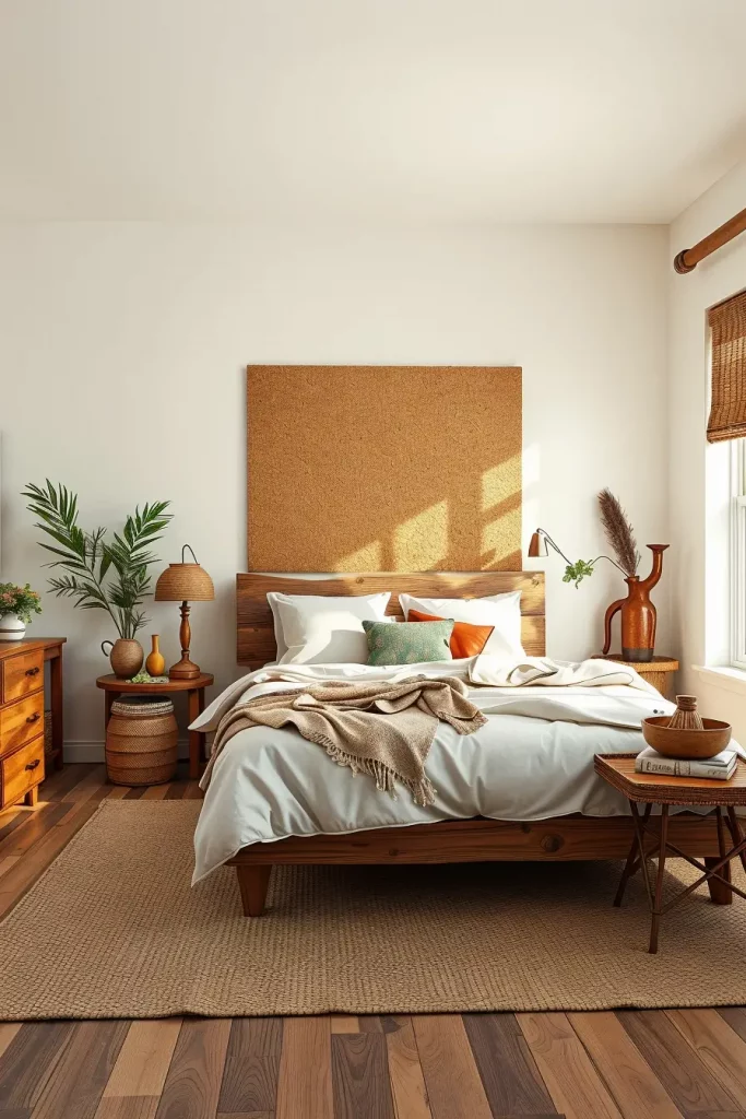Cork bedroom decor