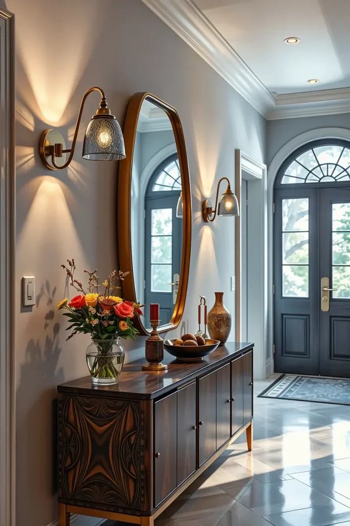 Matte black wall lighting