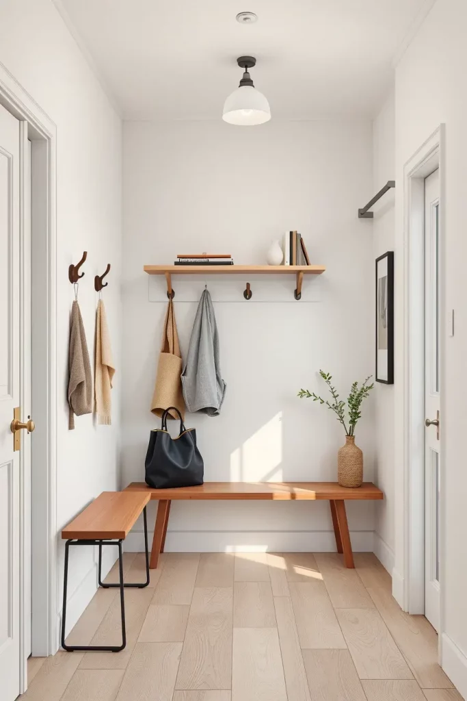 Minimalist hooks and rails