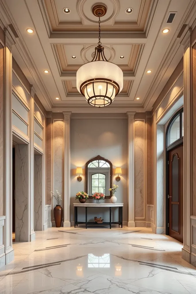 Entryway ceiling design