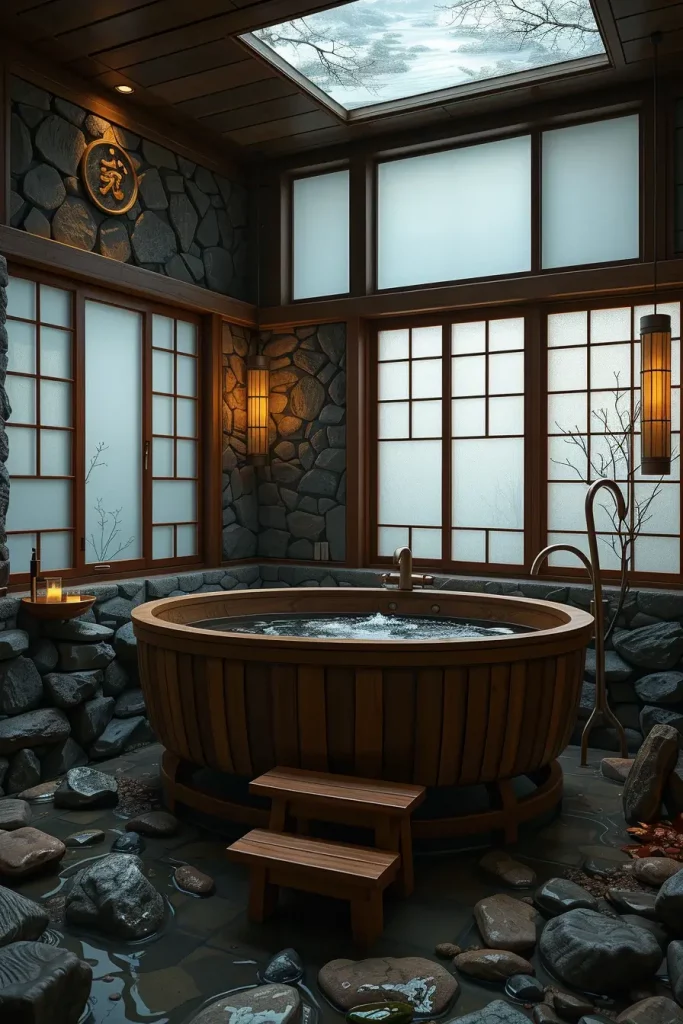 Japanese soaking tub