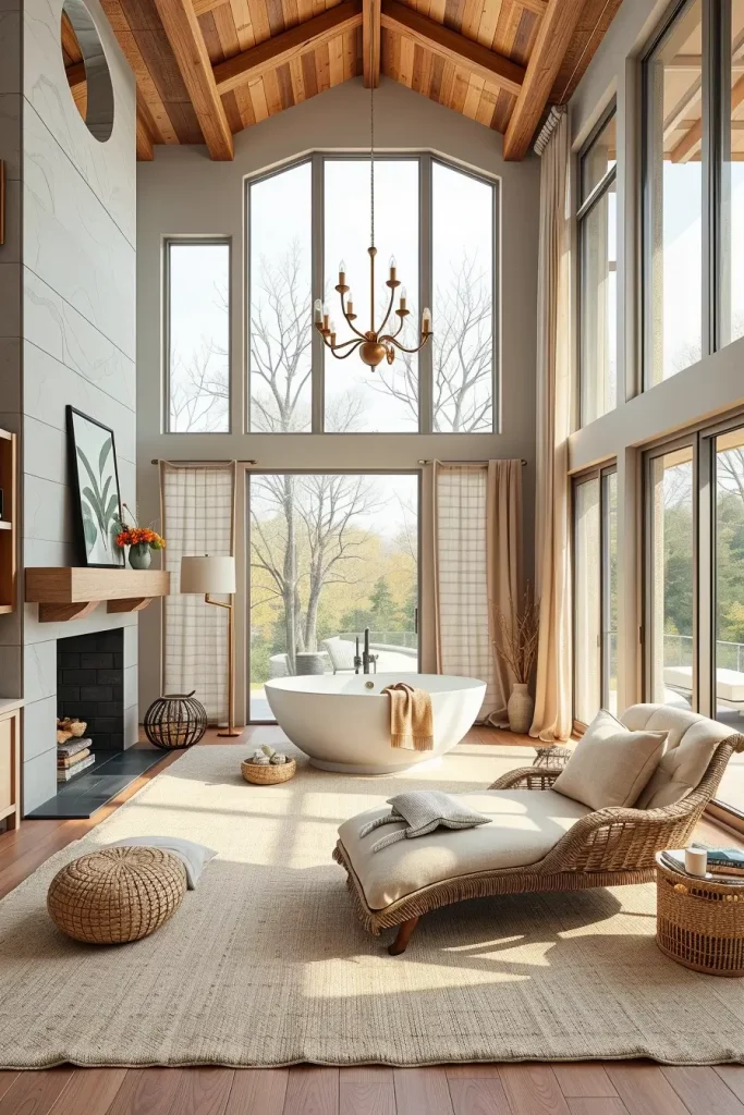 Luxurious master bathroom