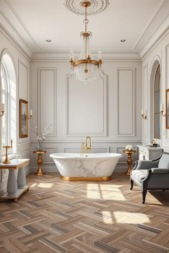 Luxury marble bathroom